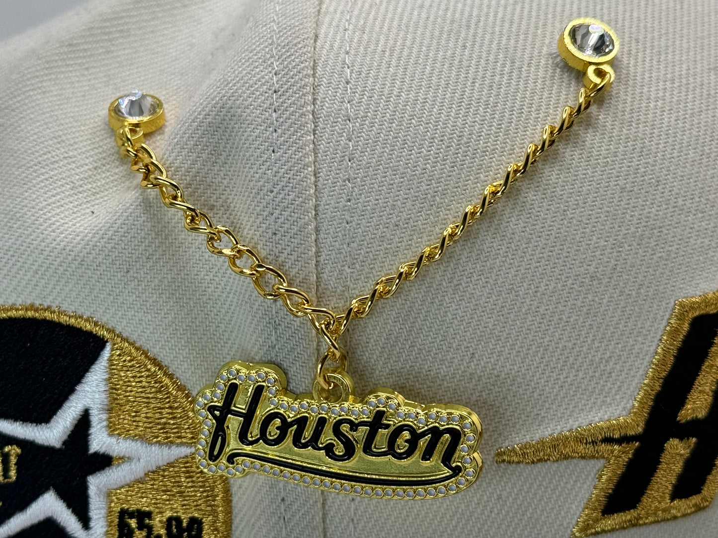 Houston Fitted Hat Chain Pin